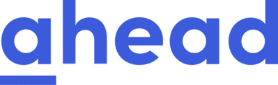 Ahead logo blue