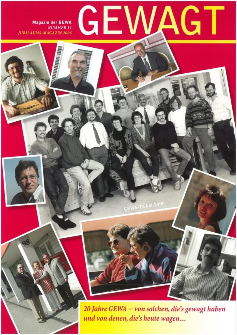 Gewagt nr 11 2006 Jubilaeumsmagazin Titelblatt 1
