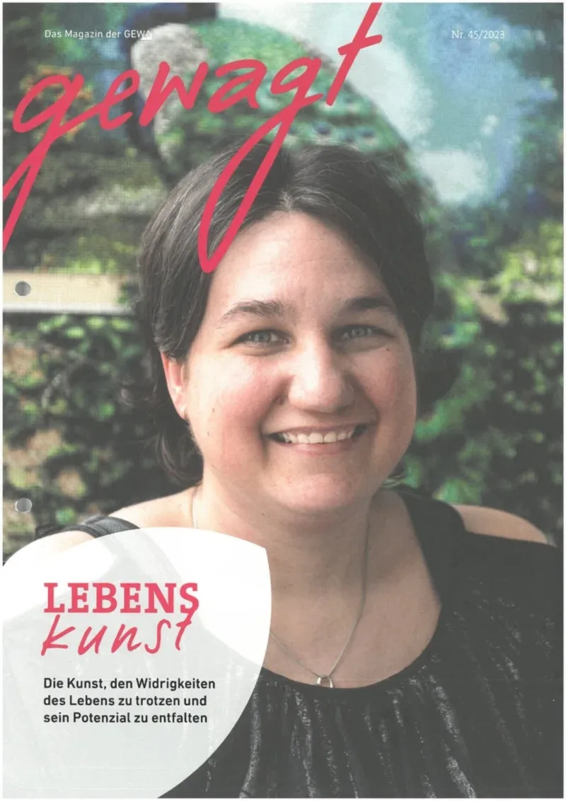 Gewagt nr 45 2023 Titelseite Lebenskunst 1