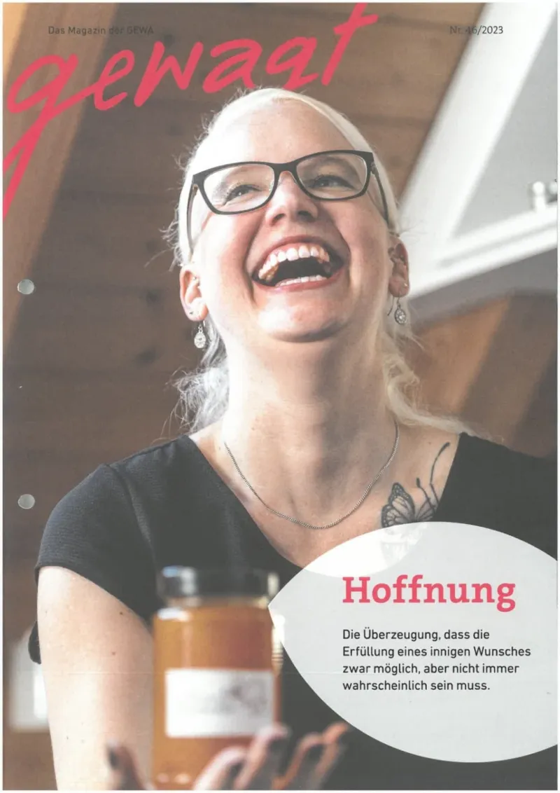 Gewagt nr 46 2023 Titelseite Thema Hoffnung 1